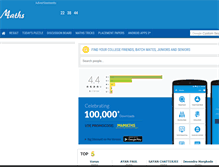 Tablet Screenshot of m4maths.com